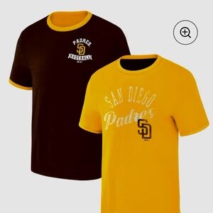 San Diego Padres Darius Rucker Collection Two-Way Reversible T-Shirt NWT